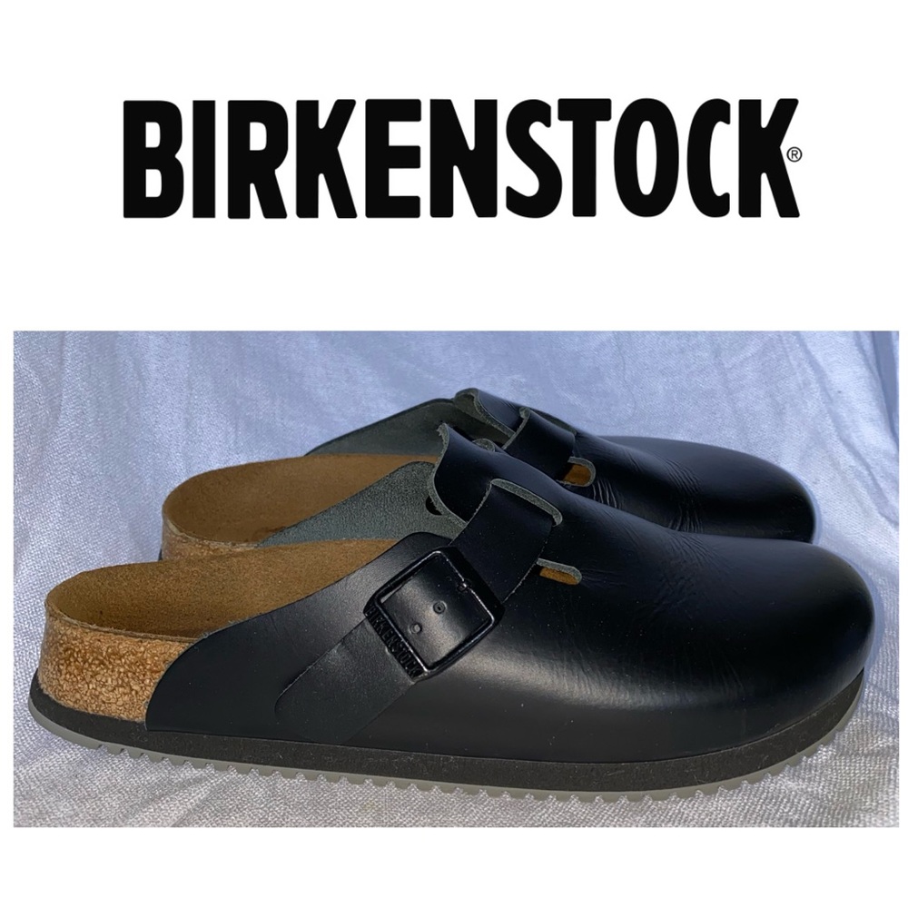 Birkenstock SuperGrip Professional Boston Clog Blk